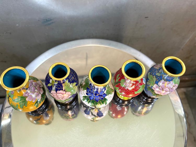 แจกันทองเหลืองถมปัด รูปที่ 5