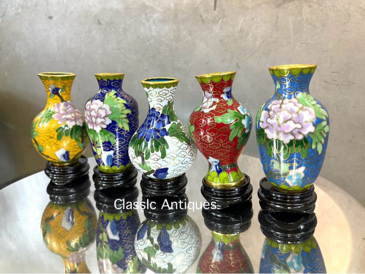 แจกันทองเหลืองถมปัด รูปที่ 4