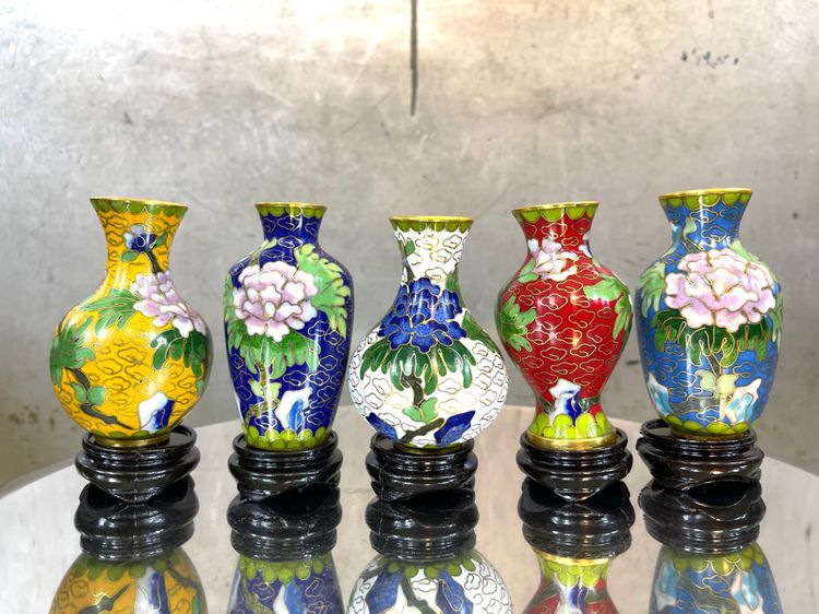 แจกันทองเหลืองถมปัด รูปที่ 2