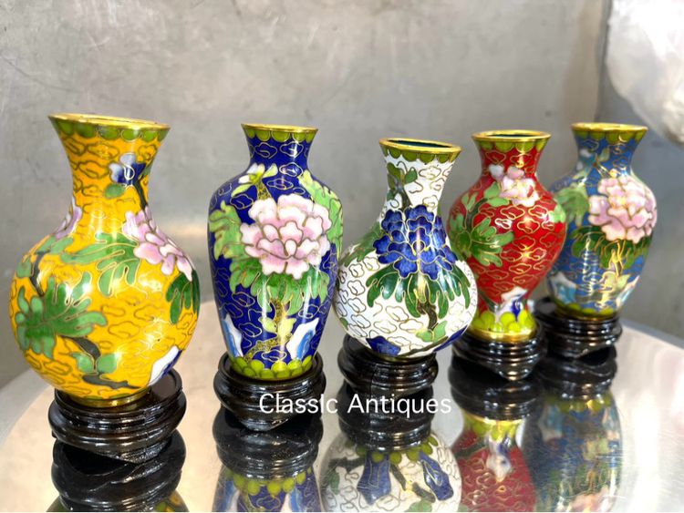 แจกันทองเหลืองถมปัด รูปที่ 3