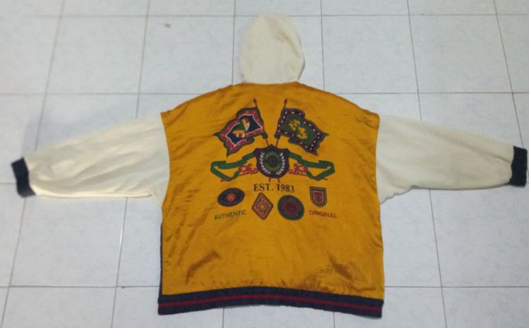 
เสื้อแจ็คเก็ตวินเทจ แบรนสายเบสบอล Giacca varsity 1983 ไซร์ L ทรงสวยสภาพดี รูปที่ 14