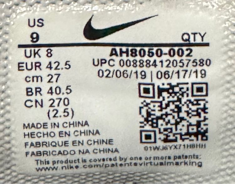 Nike air max 270 Size42.5 ส่งฟรี รูปที่ 6