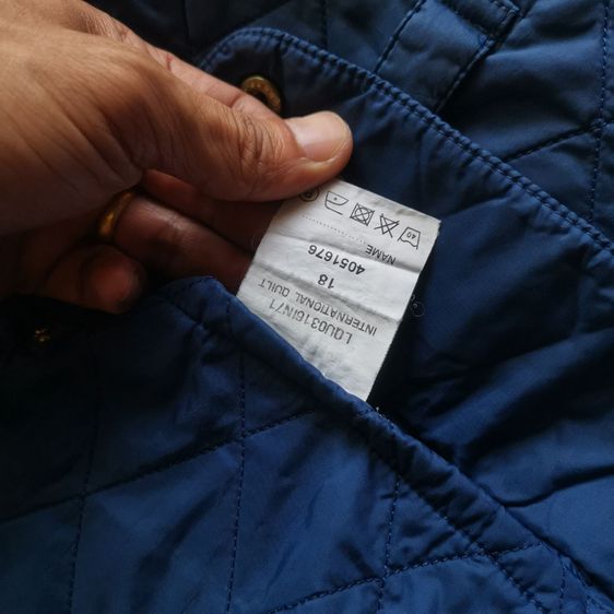 Barbour International Quilt Jacket รอบอก 45”  รูปที่ 8