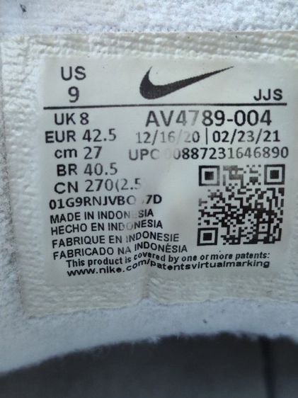 Nike AF1 Limited 42.0 26.5 แท้ มือสอง รูปที่ 16