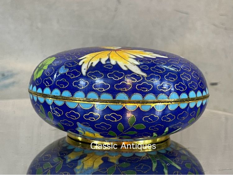 ตลับทองเหลืองถมปัดลายปลาทอง รูปที่ 7