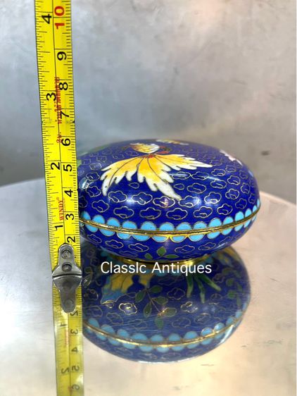 ตลับทองเหลืองถมปัดลายปลาทอง รูปที่ 10