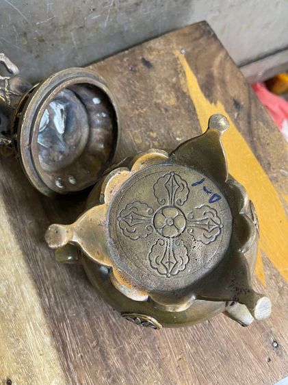 กระถาง กำยาน ทองเหลืองA35 รูปที่ 6