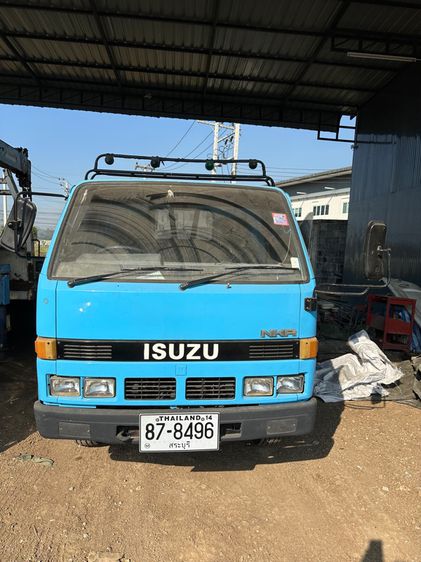 รถ Isuzu ELF 2.8 NKR สี ฟ้า