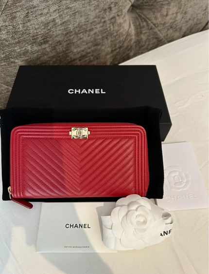 Chanel wallet ของแท้1000  เปอร์เซน รูปที่ 4