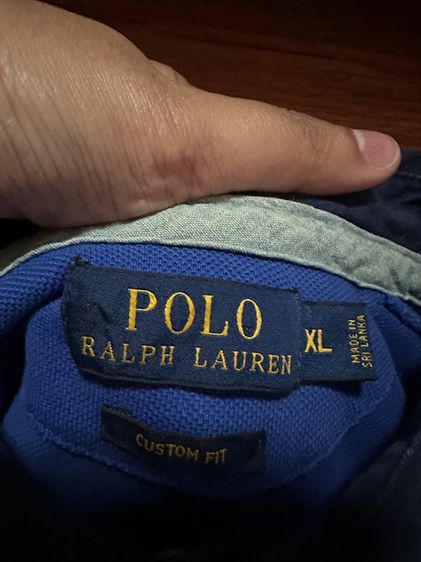 เสื้อPolo Ralph Luaren ม้าใหญ่ สีฟ้า สภาพแจ่ม Size XL รูปที่ 2