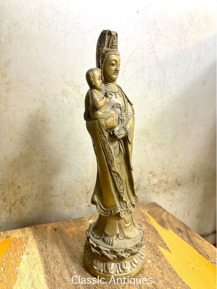 เจ้าแม่กวนอิม ปางประทานบุตรทองเหลืองA26 รูปที่ 3