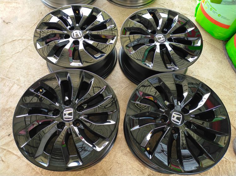 แม็กฮอนด้า made in japan ขอบ17 กว้าง7.5 et55 สีอบpowder coat รูปที่ 9