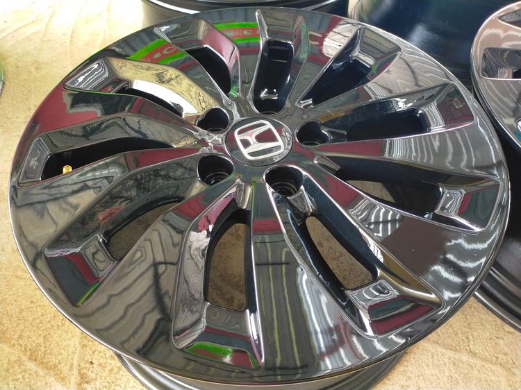แม็กฮอนด้า made in japan ขอบ17 กว้าง7.5 et55 สีอบpowder coat รูปที่ 4