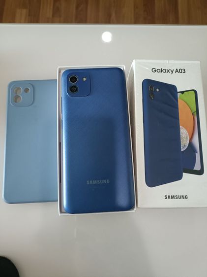 ขายโทรศัพท์มือถือ Samsung A03 สีน้ำเงิน 1200บาท รูปที่ 2