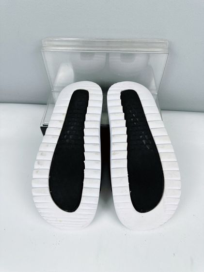 รองเท้าแตะ Nike Sz.12us46eu30cm รุ่นAsuna Slide Black White สีดำ ปรับหน้ากว้างได้ ช่วงฮิตมากรีเซลล์กับเกือบ3-4พัน รูปที่ 3