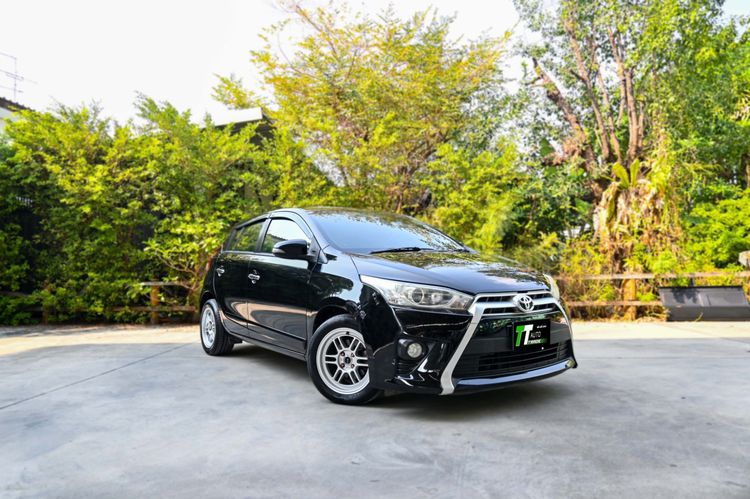 Toyota Yaris 2014 1.2 G Sedan เบนซิน ไม่ติดแก๊ส เกียร์อัตโนมัติ ดำ