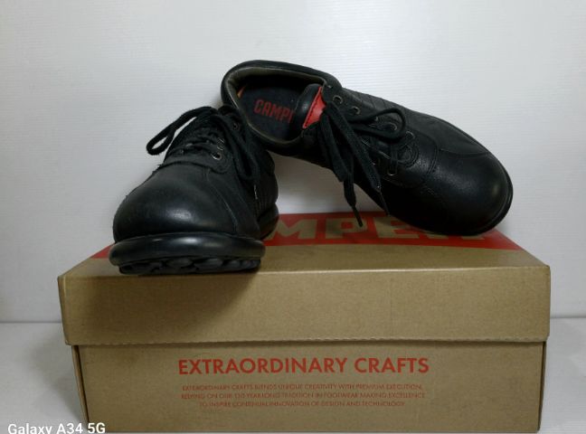 CAMPER Sneakers, Unisex 40EU(25.5cm) ของแท้ มือ 2 สภาพเยี่ยม, รองเท้า CAMPER หนังแท้ พื้นเต็มสวยมาก มีตำหนิเล็กน้อย ไม่กระทบการใช้งาน รูปที่ 8