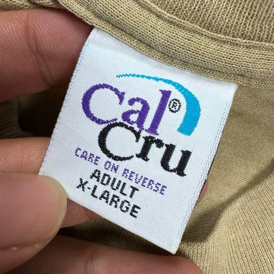 เสื้อยืดผ้าบางงาน 80s​ Cal Cru x Bear Cartoon Size XL สภาพ​ใหม่​ป้าย​ติด​ มือหนึ่ง​  รูปที่ 4
