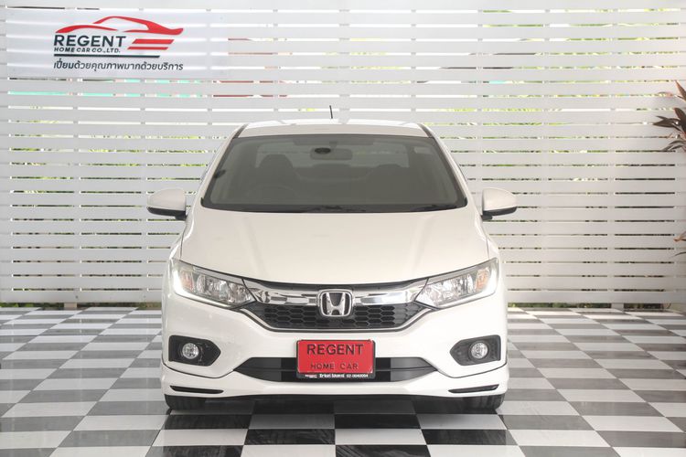 Honda City 2018 1.5 V i-VTEC Sedan เบนซิน ไม่ติดแก๊ส เกียร์อัตโนมัติ ขาว รูปที่ 2