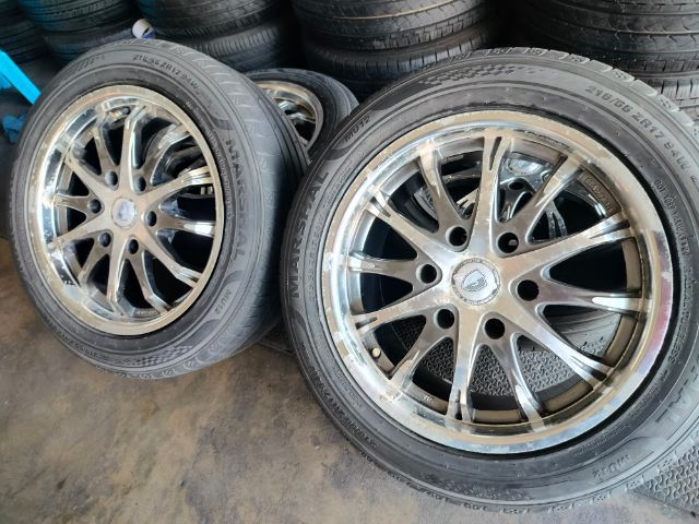 ล้อแม็กขอบ17 6รูพร้อมยางใส่กะบะเตี้ยสตาด้า อิซูซุ รูปที่ 2