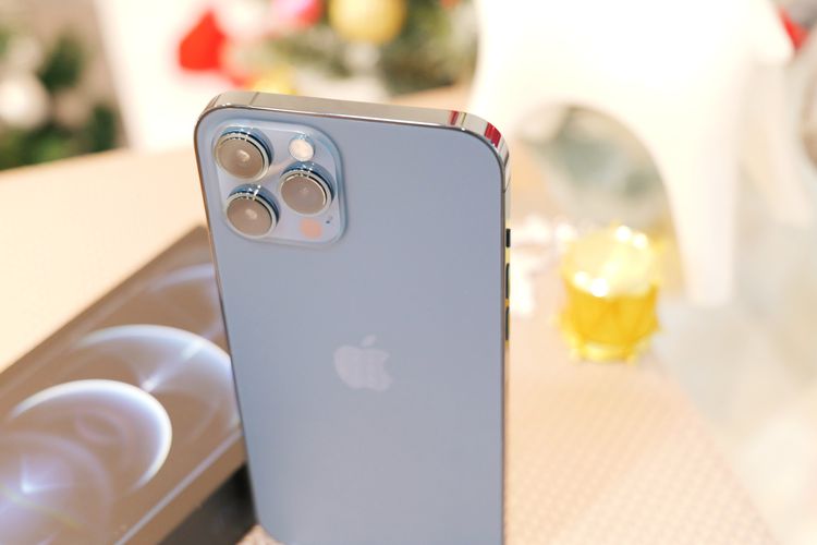 iPhone 12 Pro Max 128 GB  Pacific Blue สินค้ามือสอง รับผ่อน รูปที่ 4
