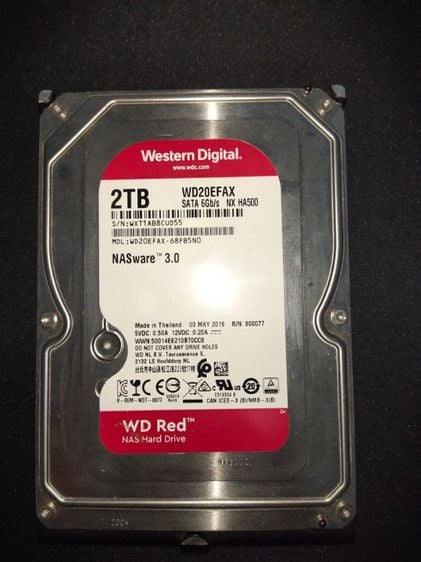 HDD WD Red 2TB 3.5 Nas