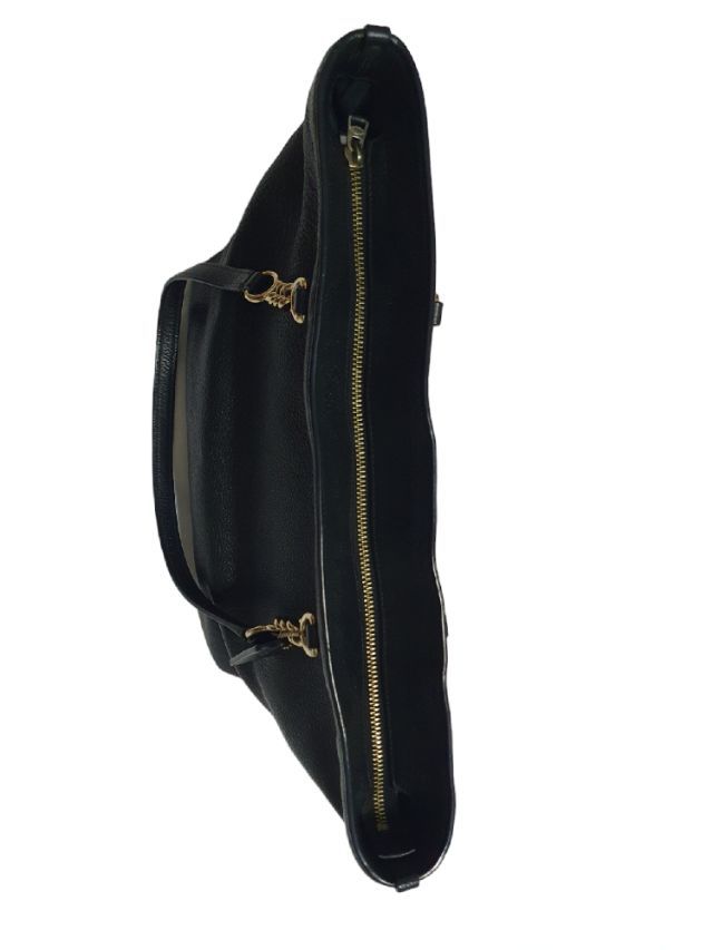 กระเป๋าถือสะพายข้าง แบรนด์ Coach : Small Sophia Bag In Li black nero หนัง สีดำของแท้ รูปที่ 10