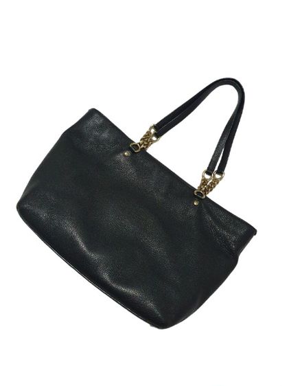 กระเป๋าถือสะพายข้าง แบรนด์ Coach : Small Sophia Bag In Li black nero หนัง สีดำของแท้ รูปที่ 3
