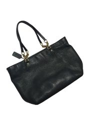 กระเป๋าถือสะพายข้าง แบรนด์ Coach : Small Sophia Bag In Li black nero หนัง สีดำของแท้-4