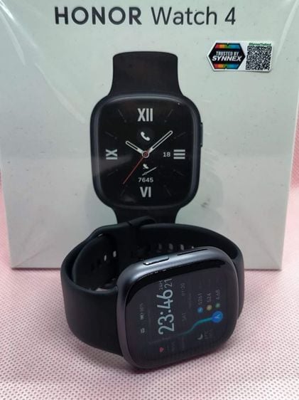 Huawei ดำ สมาร์ทวอทช์ Honor Smartwatch Watch4 Black ดูดี มีสไตล์  รับประกัน 3 เดือนเสียจากระบบคืนเงินเต็มจำนวน