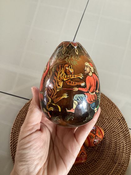 ชุดไข่ไม้ ของสะสม งานยุโรป Hand Painted Wooden Eggs รูปที่ 3