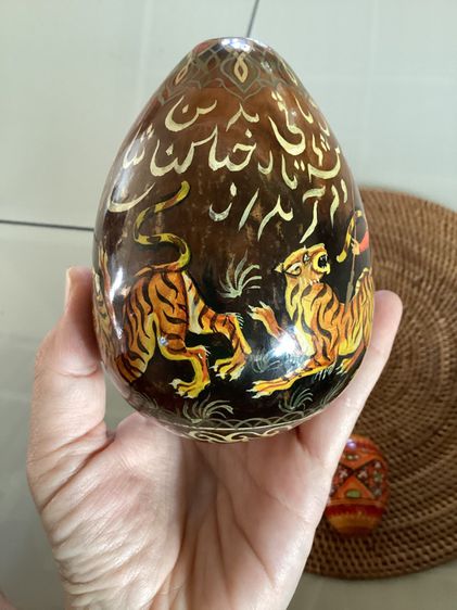 ชุดไข่ไม้ ของสะสม งานยุโรป Hand Painted Wooden Eggs รูปที่ 5