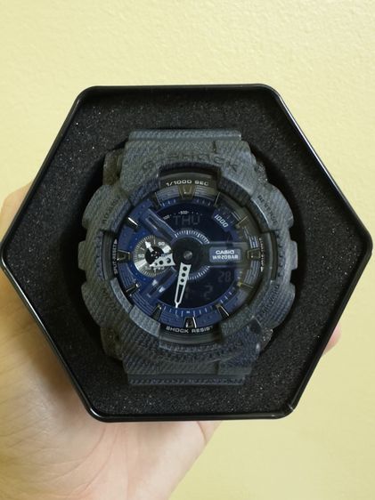ขายนาฬิกา G-Shock สายเรซิ่นลวดลายเดนิมสีน้ำเงิน รูปที่ 2