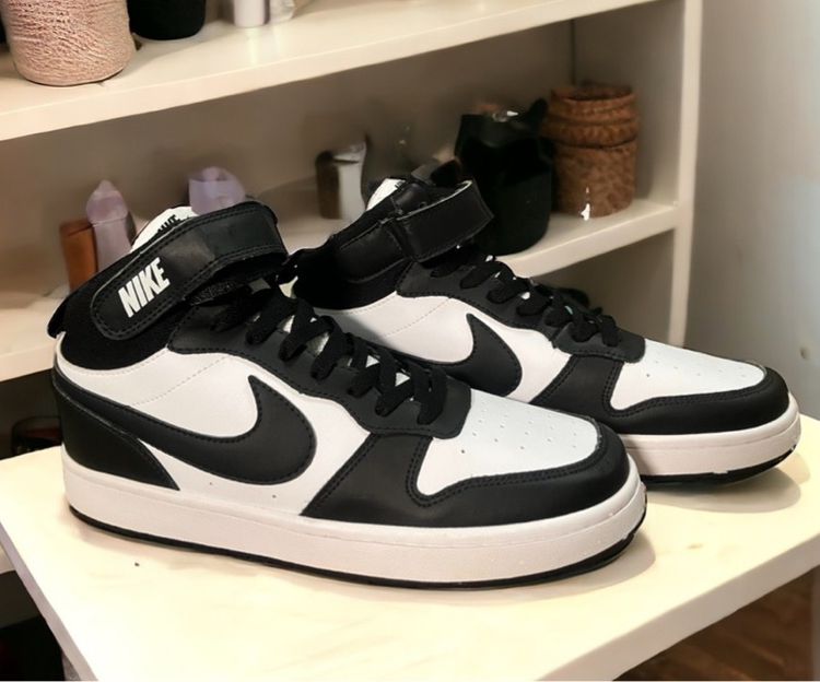 Nike All Day Play Court Borough Mid 2 White Black 2020 รูปที่ 5