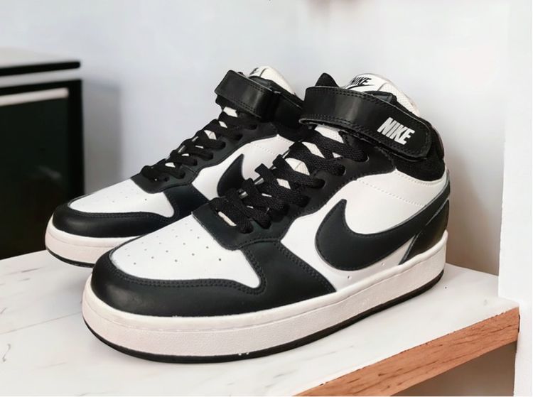 Nike All Day Play Court Borough Mid 2 White Black 2020 รูปที่ 3