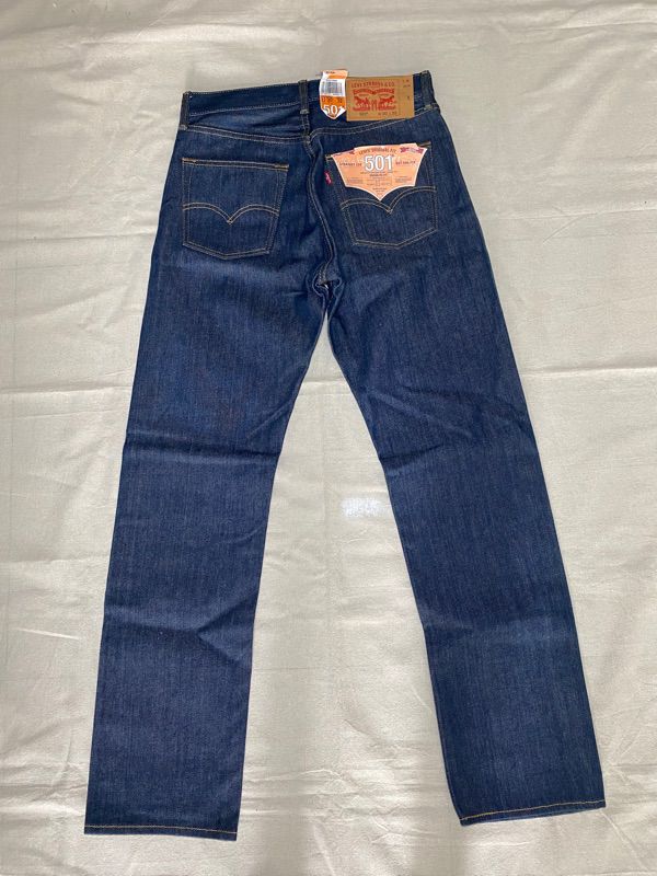 Levi's 501 Made in Egypt rigid shrink to fit รูปที่ 4