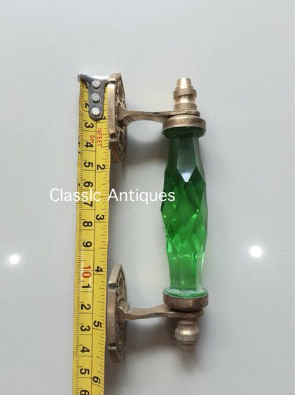 มือจับประตูแก้ว ขาทองเหลืองสะสม รูปที่ 3