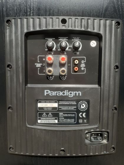 ชับ Paradigm DSP - 3400 รุ่นท็อป จาก CANADA ดอก 14 สภาพใหม่ไม่มีตำหนิ เบสหนักแน่น สนใจมาลองฟังก่อนได้ครับ รูปที่ 7