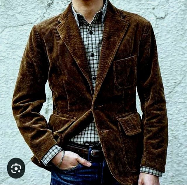 🏇🏇🏇
สูทแจ็คเก็ต
Bernard hill
100 เปอร์เซนต์ Wool brown tweed corduroy suit jacket
🔵🔵🔵