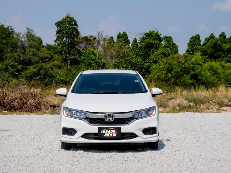 Honda City 2019 1.5 S Sedan เบนซิน ไม่ติดแก๊ส เกียร์อัตโนมัติ ขาว รูปที่ 4