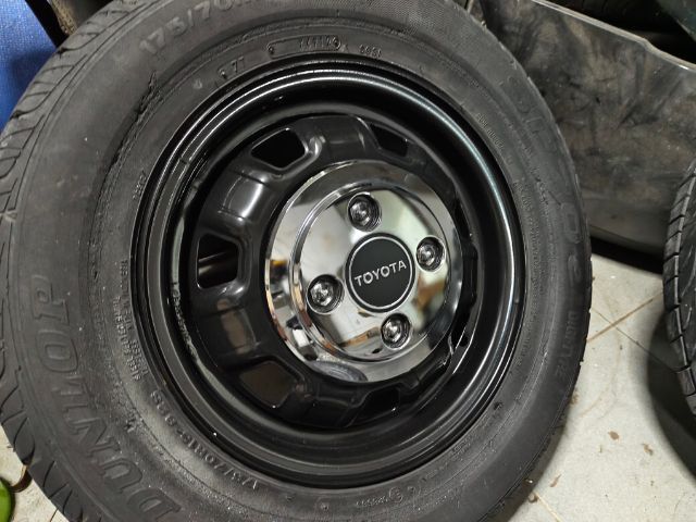 ล้อ โตโยต้า โคโรล่า สามห่วงสเป็คญี่ปุ่น ขอบ 14 กว้าง5.5 ET45 ใส่โตโยต้า สามห่วงบ้านเราได้เลย และ ae90-112 สภาพดี4วง ฝากลางครบ ประมูลยะฮู รูปที่ 11