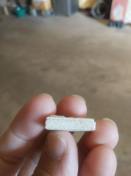 พระเนื้อผงผสมว่านพิมพ์เล็ก(พระพิมพ์พระหลวงพ่อขาวหลังยันต์(วัดเสาธงกลาง)(จังหวัดสมุทรปราการ))พระบ้านพระเครื่องรางของมงคล รูปที่ 12