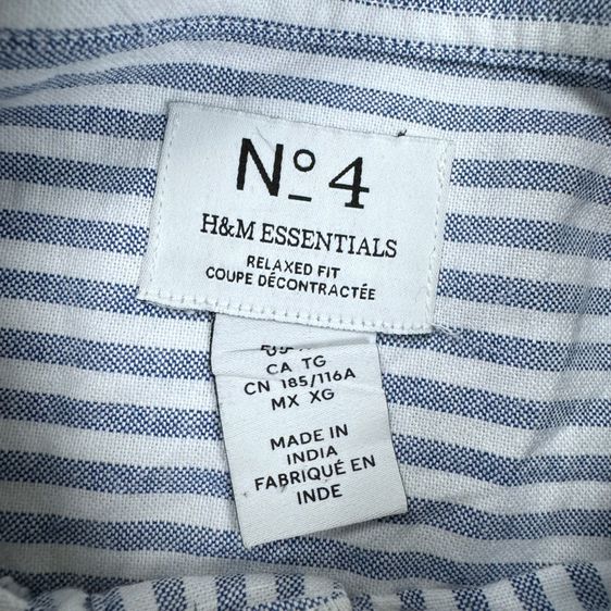 เสื้อเชิ้ต HM​ N4 งาน​หล่อ​ทรงดีมาก Size XL​ รูปที่ 2