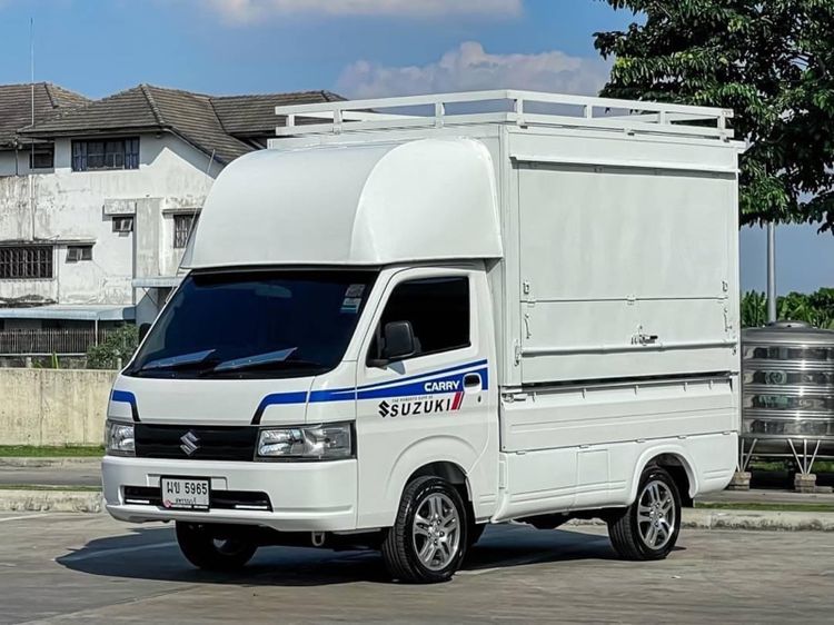 Suzuki Carry 2022 1.5 Pickup เบนซิน ไม่ติดแก๊ส เกียร์ธรรมดา ขาว