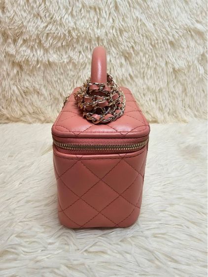 Chanel Pink CC Vanity Top Handle Small Case รูปที่ 5