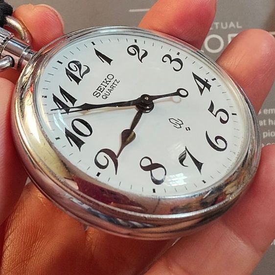 นาฬิกาพก Vintage Seiko Pocket Watch ระบบถ่าน มือสอง สภาพสวย เรือนใหญ่ๆ รูปที่ 14