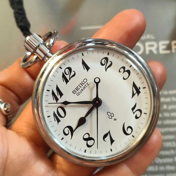 นาฬิกาพก Vintage Seiko Pocket Watch ระบบถ่าน มือสอง สภาพสวย เรือนใหญ่ๆ รูปที่ 15