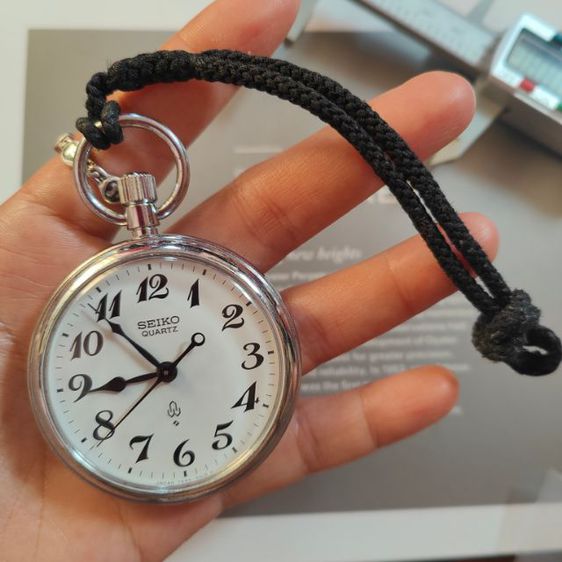 นาฬิกาพก Vintage Seiko Pocket Watch ระบบถ่าน มือสอง สภาพสวย เรือนใหญ่ๆ รูปที่ 9