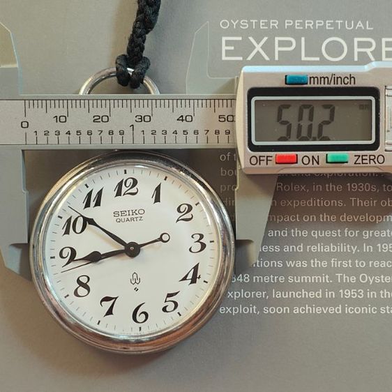 นาฬิกาพก Vintage Seiko Pocket Watch ระบบถ่าน มือสอง สภาพสวย เรือนใหญ่ๆ รูปที่ 5
