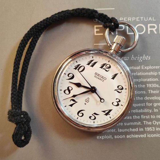 นาฬิกาพก Vintage Seiko Pocket Watch ระบบถ่าน มือสอง สภาพสวย เรือนใหญ่ๆ รูปที่ 10